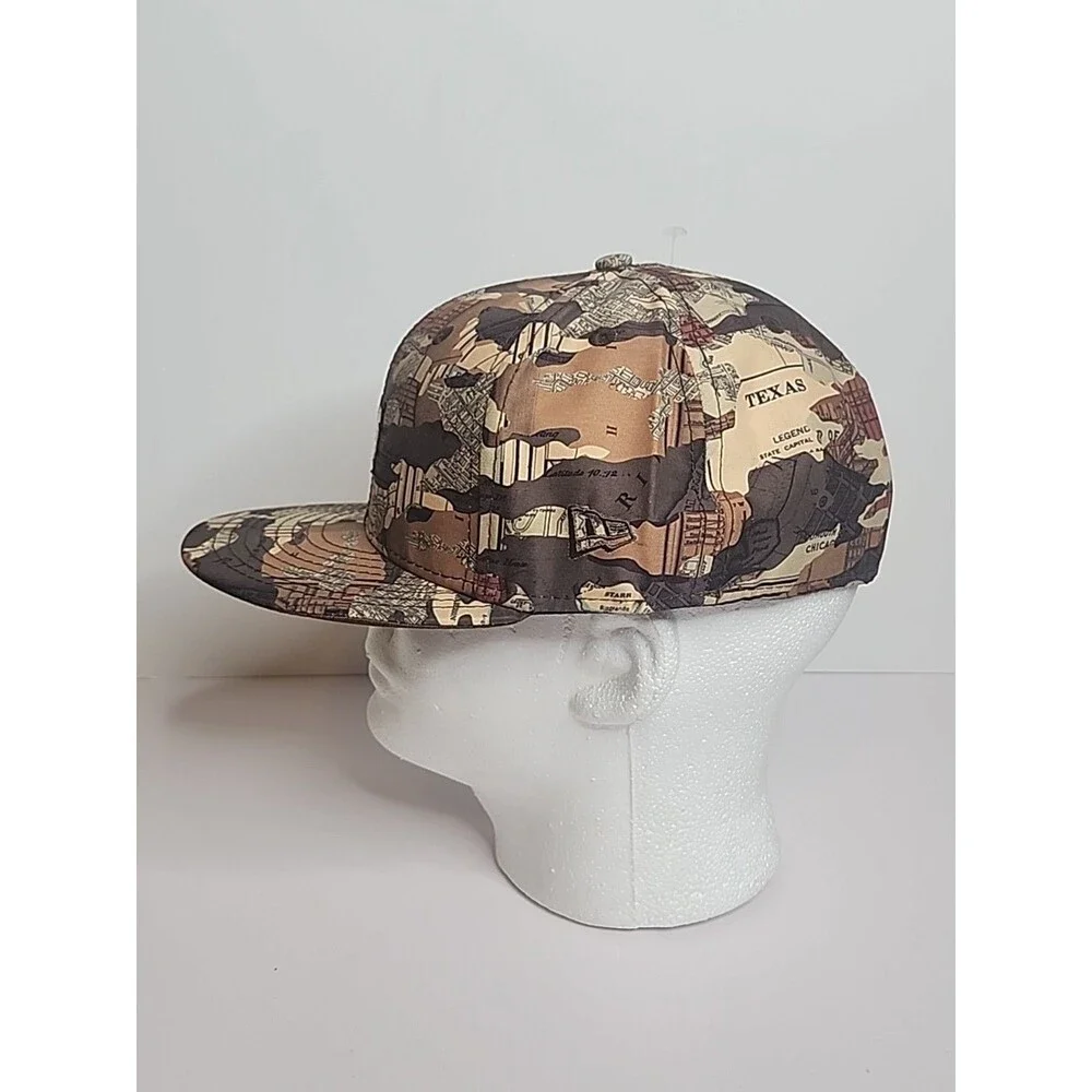 Crooks & Castles 59Fifty New Era Hat Fitted Cap Camouflage USA Brown Tans New